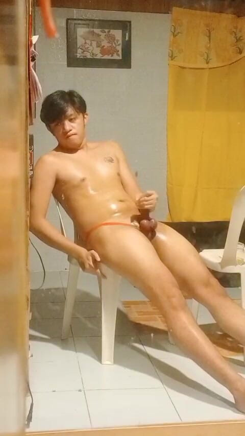 Rent A Gay Productions: Asia Twink Boy- sexy masturbando com gozada