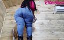 Riderqueen BBW Step Mom Latina Ebony: Suscriptor - sexy bbw che dipinge la sua cabina pt5