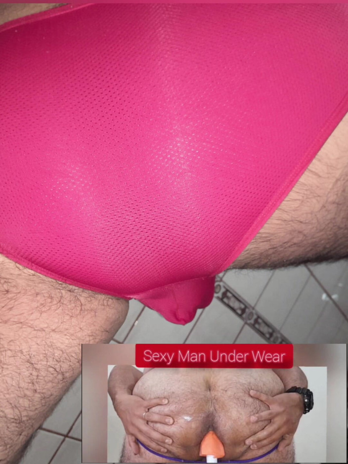 Davidandrexxx: Bonita corrida usando tanga roja