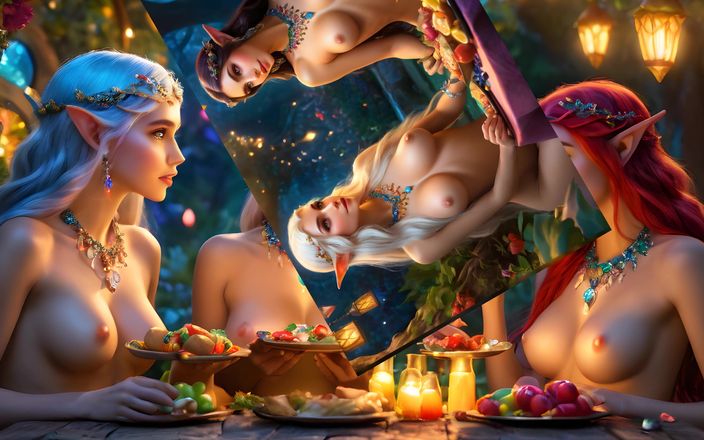 AI Girls: Beautiful Elf Girls in Party 3