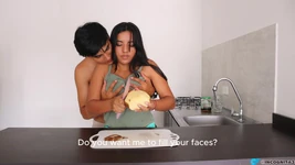 Het neuken van deze mooie gigantische kont geeft me dorst