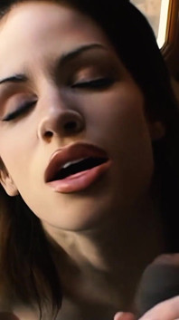 Annika Wraps Her Luscious Lips Around a Thick Black Cock