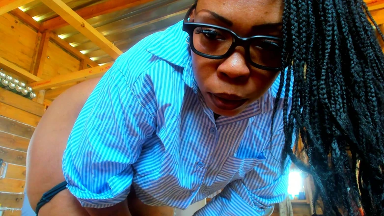 AnalEbony: 継母搾乳者ロールプレイ...