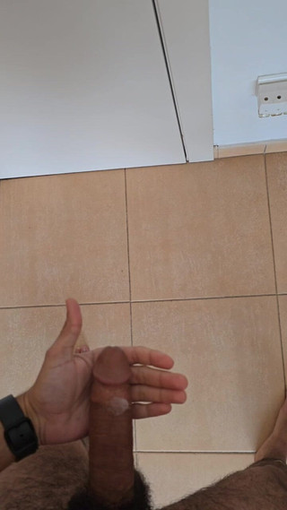 Abeka: Big Hairy Arab Cock Masturbating