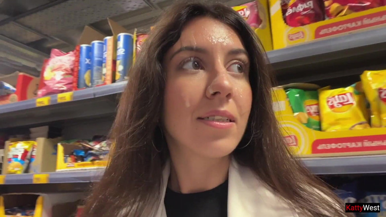 Katty West: Ehefrau geht zum supermarkt mit sperma im gesicht vom liebhaber -...