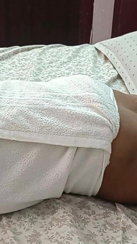 Massager Gives Boobs Massage to Wife -2