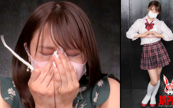 Japan Fetish Fusion: Rurika Misato’s Sneezes Cover Two Masks with Saliva and Mucus. 鼻水