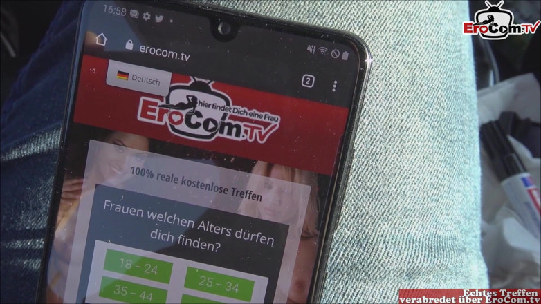 EroCom: Perfektní dívka s krásnými přírodními kozami na rande v růžových šatech