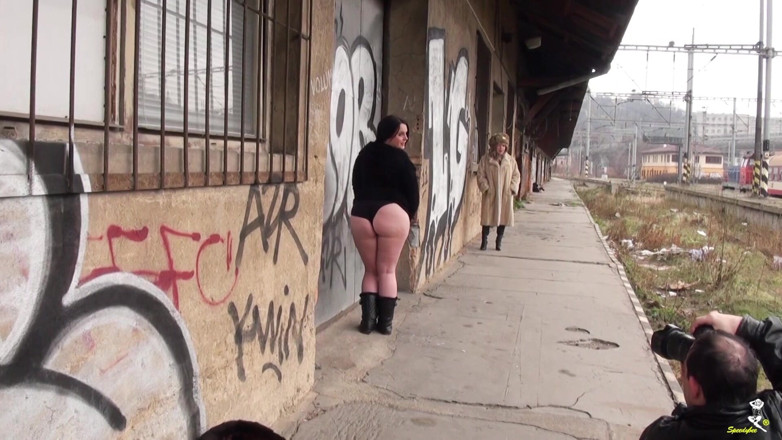 Dirty Doctors Clips: Railway station photoshoot