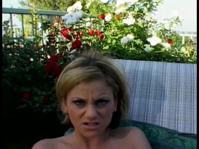 Masturbation Porn: Blonde beauty with nice natural tits dildoing her cunt
