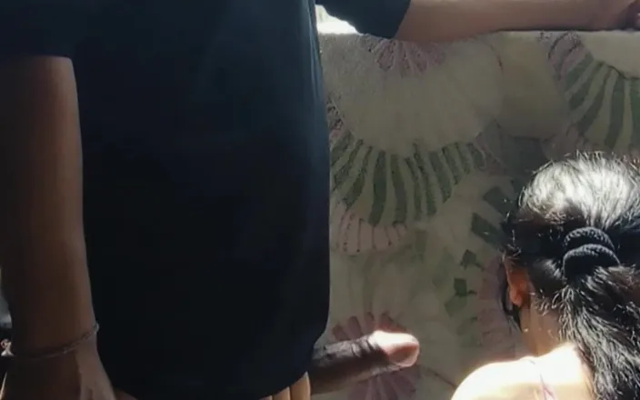 Saraswati: Beautiful Stepdaughter Sucking Stepdad