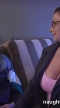 Rebecca Bardoux Fucking in the Living Room with Her Big Tits