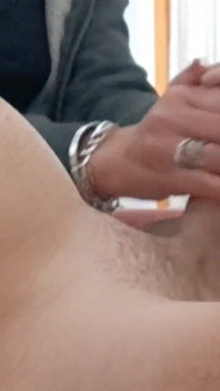 MILF Two-handed Handjob with Huge Cumshot