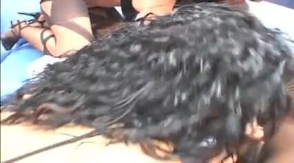 Deep Fuckers: Three horny MILFs share whopping black dick