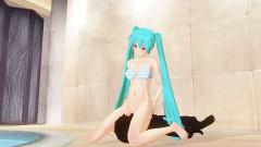 H3DC: 3D Hentai Miku má lízací orgasmus