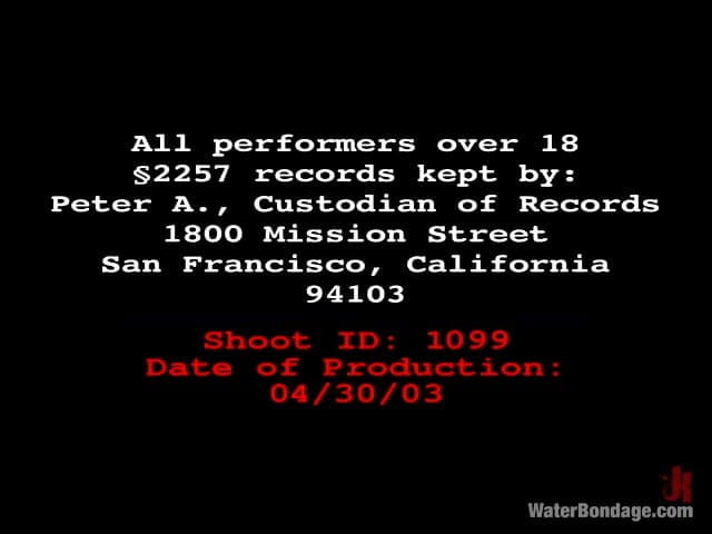 Water Bondage by Kink: Anastasia Pierce