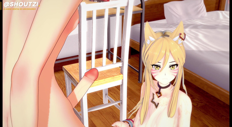Shoutzi Anime Hentai3D Uncensored: Ahri Kda Di Lol Usa I Suoi Piedi E Ti...