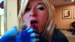 Candy Camille: Samus te taille une vraie pipe