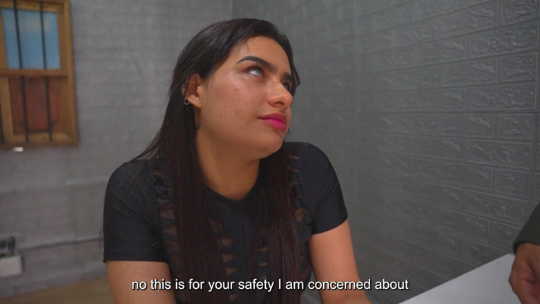 JuanBustosTV: Slutty Latina Turns on the Cop: Big Tits Bouncing in...