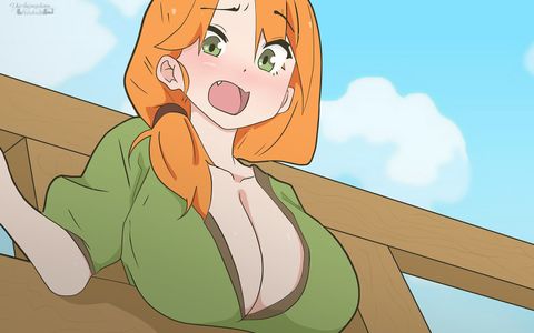 Alex Got Stuck in the Fence on Purpose to Seduce Steve! Minecraft, Hentai, Cartoon, Parody!