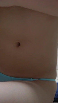Girls-only Apartment in Japan, a Room Where a Big Tits Thong Bikini Girl Exercises While Fixing Nipples That Spill Out of Bra