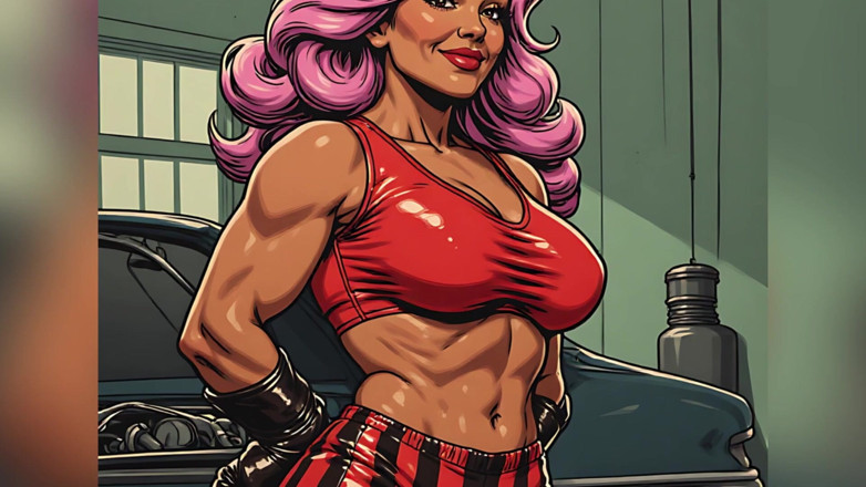 AI Porn: Non-nude Fit Babes Art