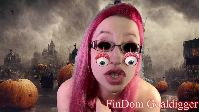 FinDom Goaldigger: Halloween income slave transformation