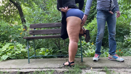 Thumbnail of Mother-in-law Let Her Son-in-law Pee on Her Gorgeous Ass in Panties