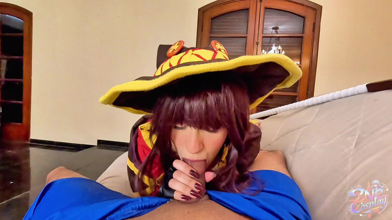 QroZne Studios: Zne cosplay - Megumin von Konosuba Ft. Waifusjuice &amp; Miteozne