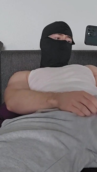 Watched Porn, Bulge in Sweatpants Got Fatter and Fatter - Precum Drips Through the Fabric
