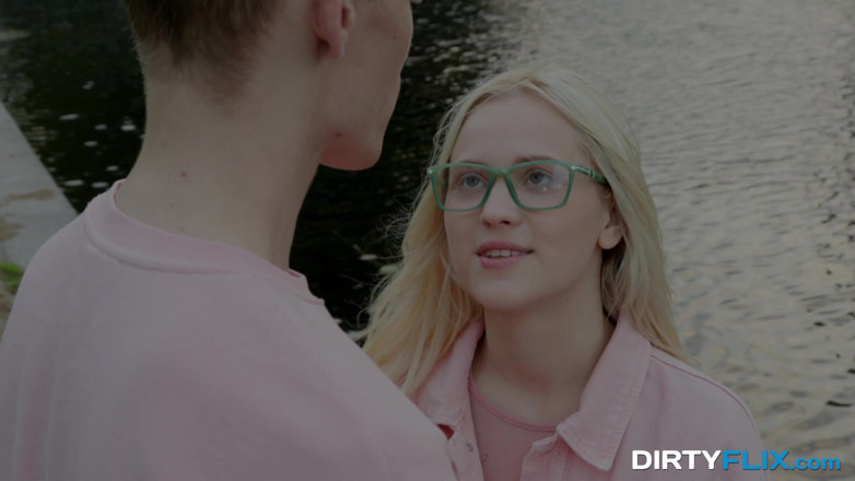 She is Nerdy: Nerdy coed fucks like a slut