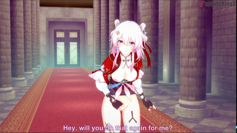 Fantasy king: March 7th Hot Blowjob - Honkai Star Rail