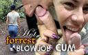 GinaRolling: Heiße MILF im Forrest, blowjob bis zum happy end