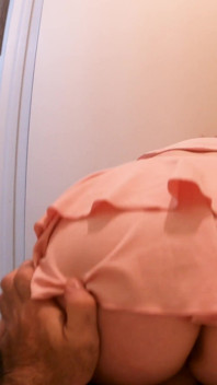 stepsister sits on stepbrother's dick in the bathroom