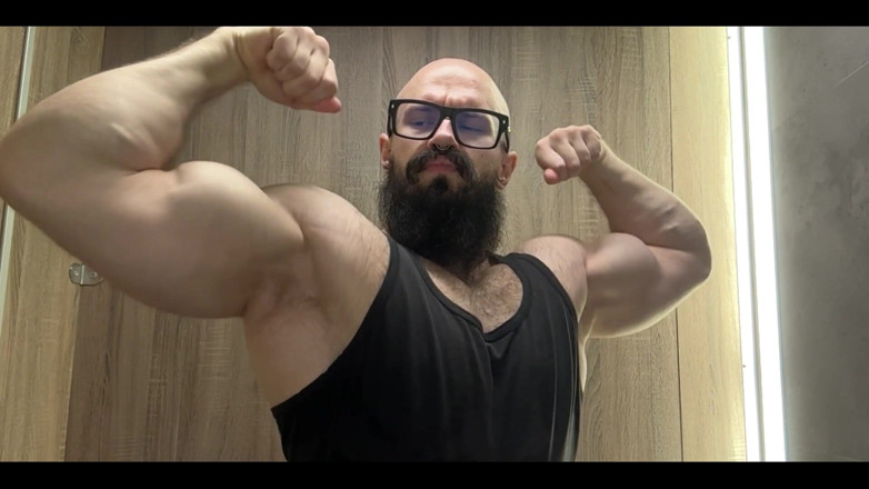 Mister Stone: Enjoy the View of My Thick Meaty Biceps Bouncing in...
