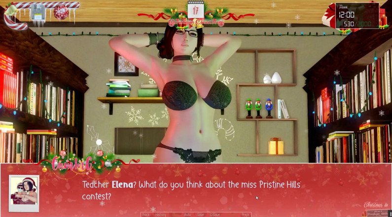 Cumming Gaming: Krismas tanpa had [permainan lucah Hentai Xmas], ep.7. Menjolok dubur ketat...