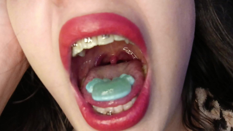 Golden domme: Consuma gummies da masticare