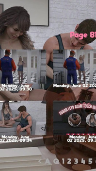 Tetangga nakal - v0.57 - adam fingering memek susan dan masukin remote TV ke dalam memeknya
