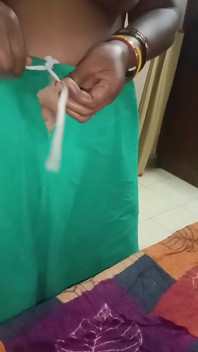 Tamil Woman Pretends to Take off Her Clothes in Front of Her Husband