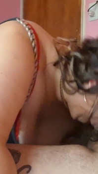 My BBW Girlfriend Takes It All - Deepthroat & Cum in Mouth