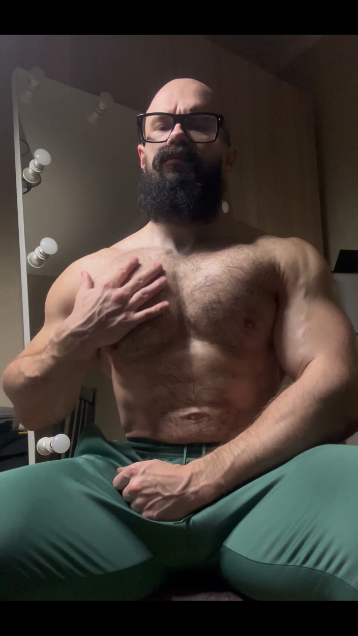 Mister Stone: Stretching Sweather Pants Bounce Muscle