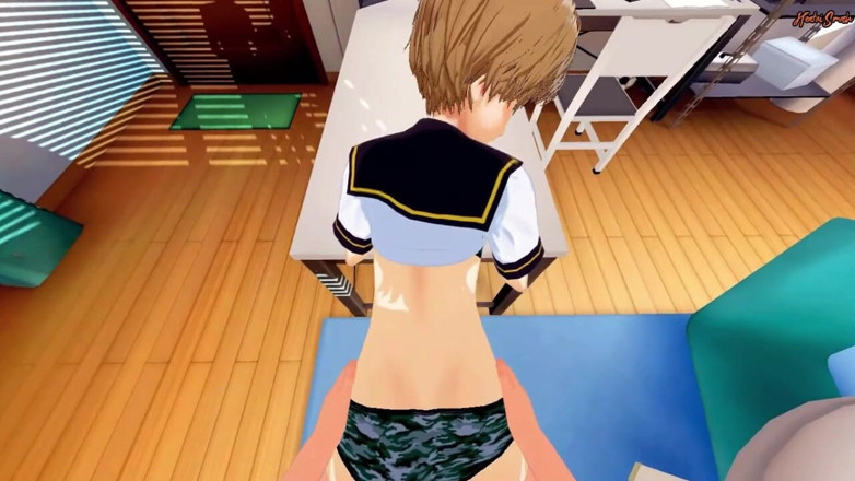 Hentai Smash: Teen Satonaka gets fucked and creampied from your POV - Persona 4...