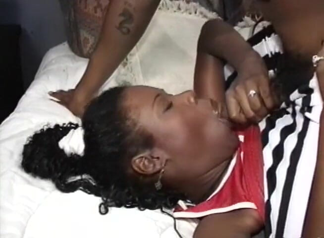 Analiscius: Ebony pussy licked and ass fucked by masked man