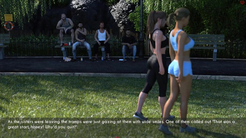 Visual Novels: A wife and stepmother part 66 - gorgeous MILFs in the park