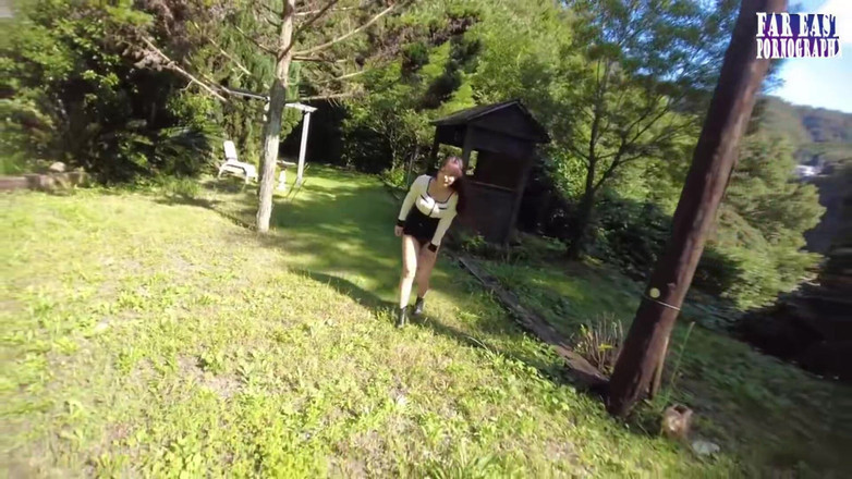 Far East pornography: 细长的超级曲线弯腰，在公园、地段、屋顶和房间之间漫步后门刺激 第 ep-2