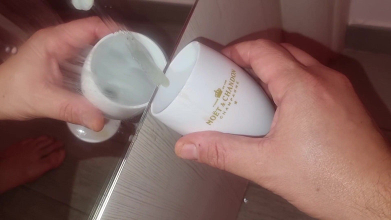 Alexander Audran: 정액 맛 - 모엣 앤 샹동과 멋진 큰 자지가 부은 정액 잔