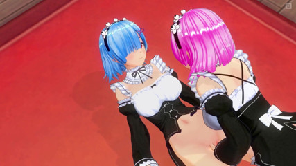 H3DC: 3d Hentai Ram și-a pus degetele în pizda lui Rem