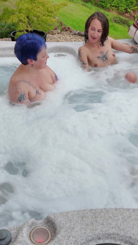 Girl Chat in the Hot Tub