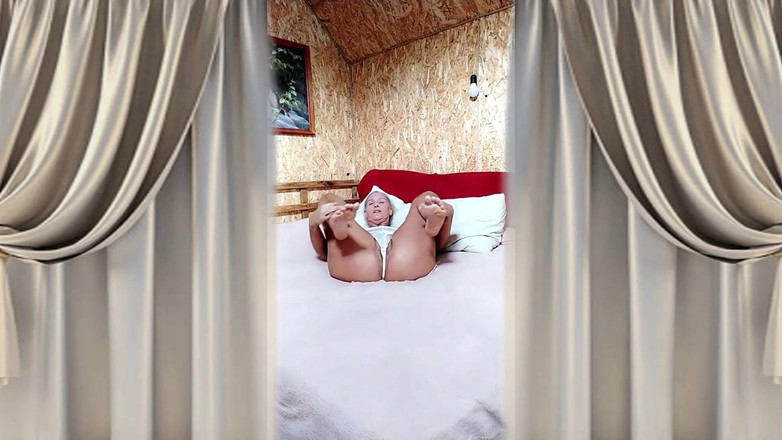 Lukerya: Hot Housewife Lukerya on a Big Soft Bed