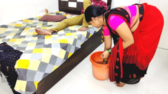 Sexy Komal: Komal finally got fucked by Malik while mopping